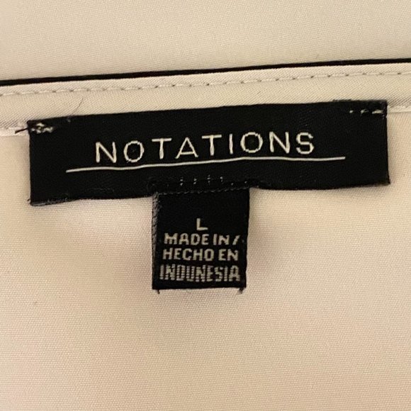 Notations Business Blouse - Picture 6 of 7